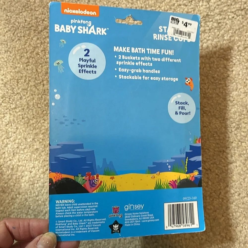 NEW Baby Shark BATH TIME FUN bundle for Easter Basket